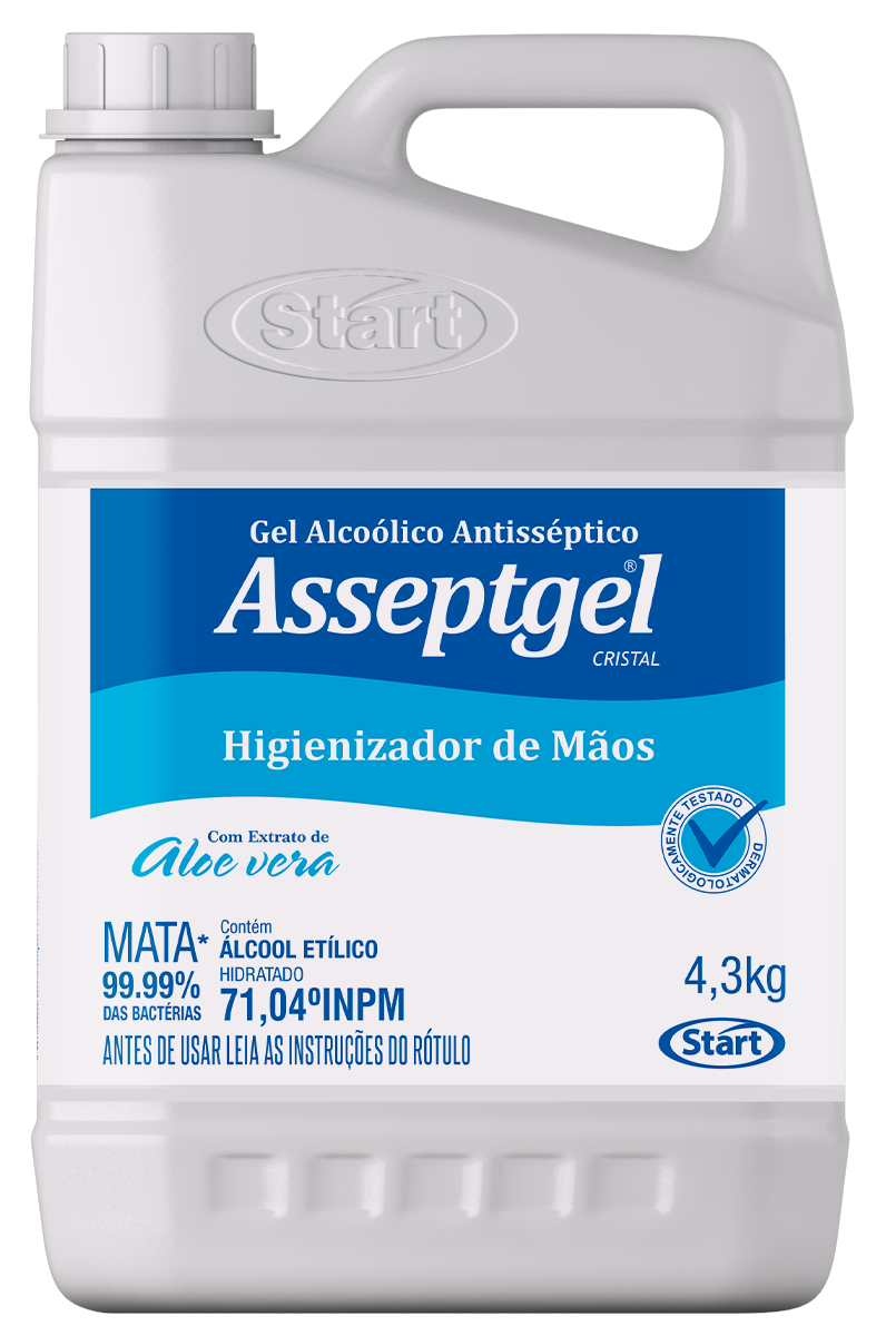 Asseptgel Higienizador de mãos cristal 4 3kg Catálogos Lima Pergher